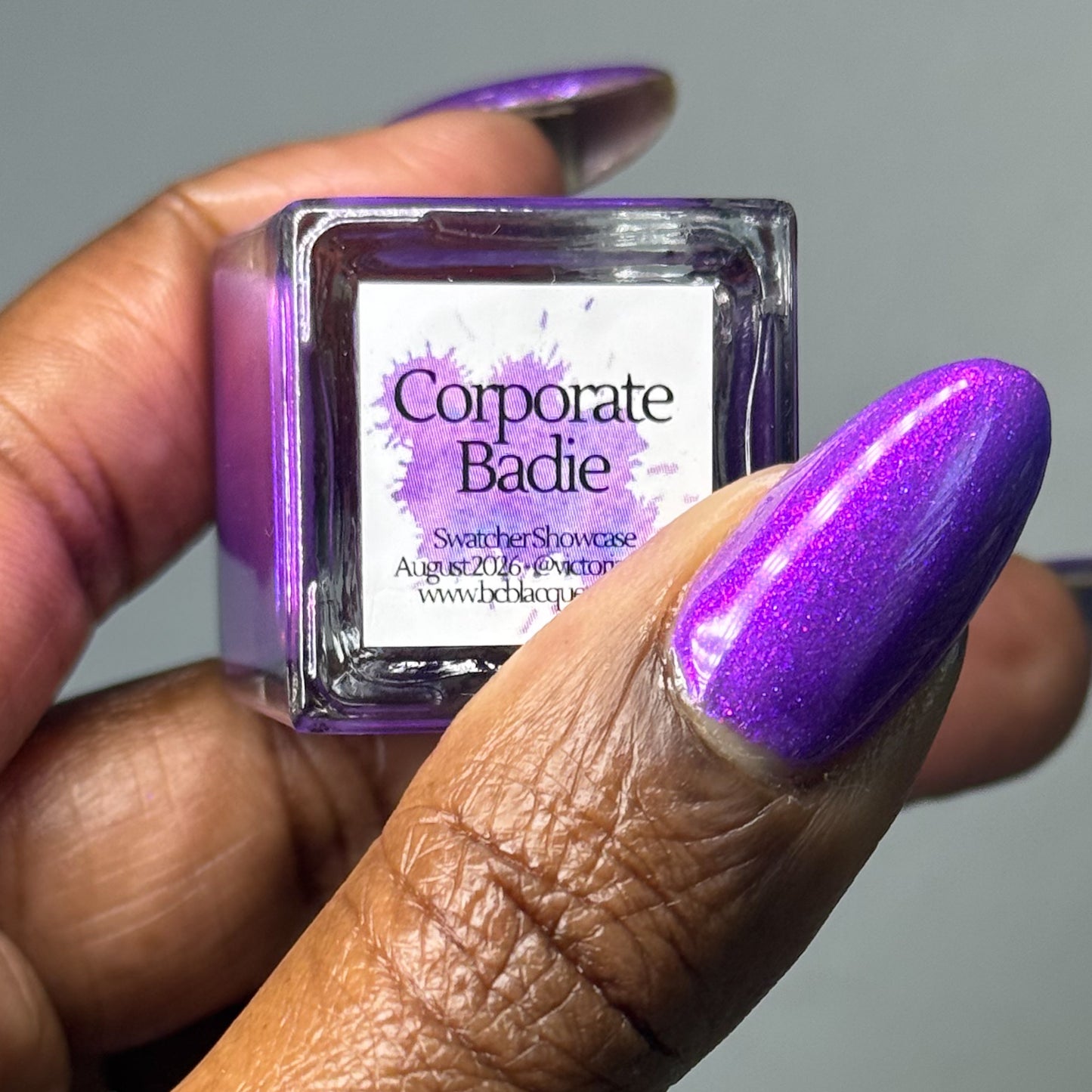 Corporate Badie: August Swatcher Showcase