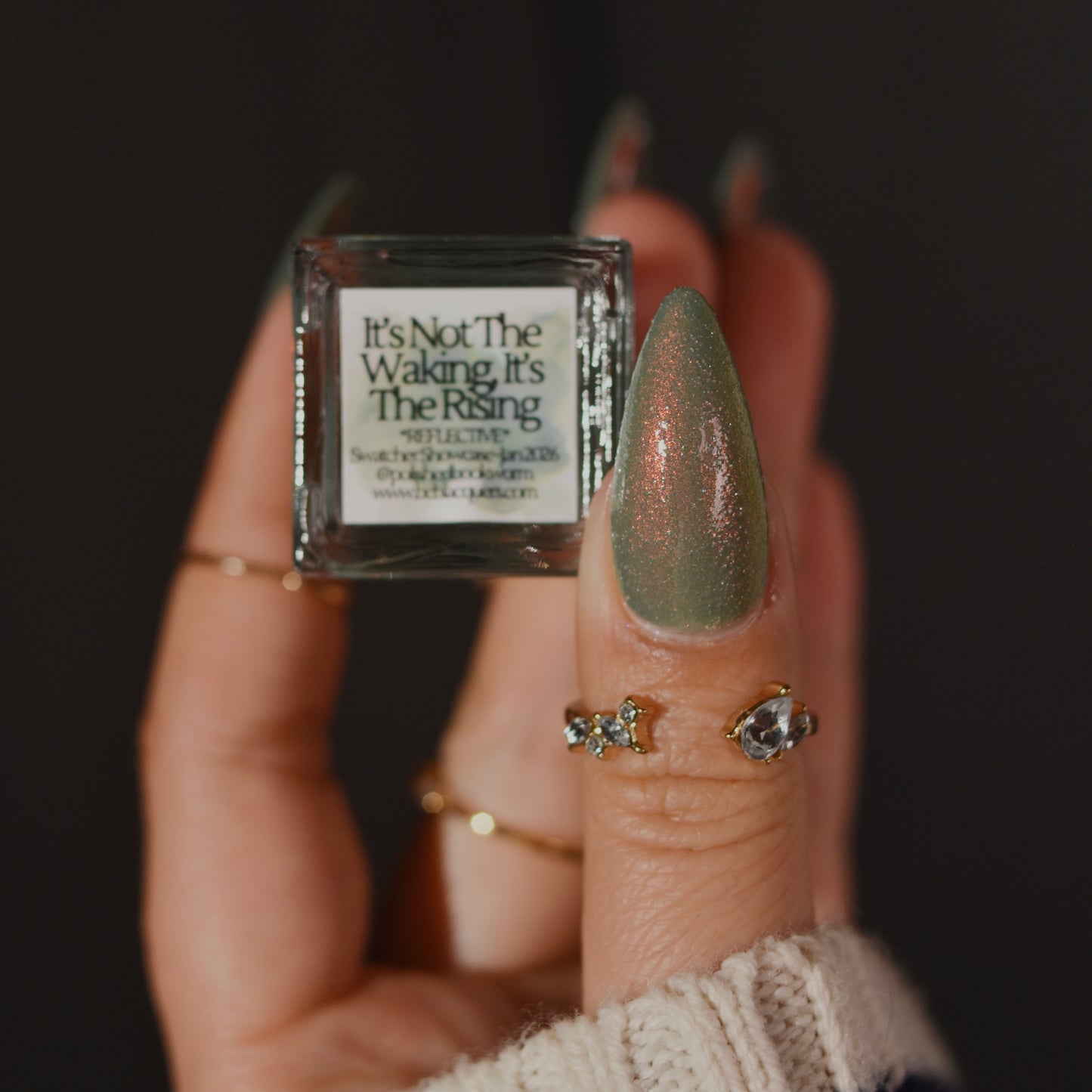 It’s Not The Waking, It’s The Rising - *REFLECTIVE GLITTER*: January Swatcher Showcase