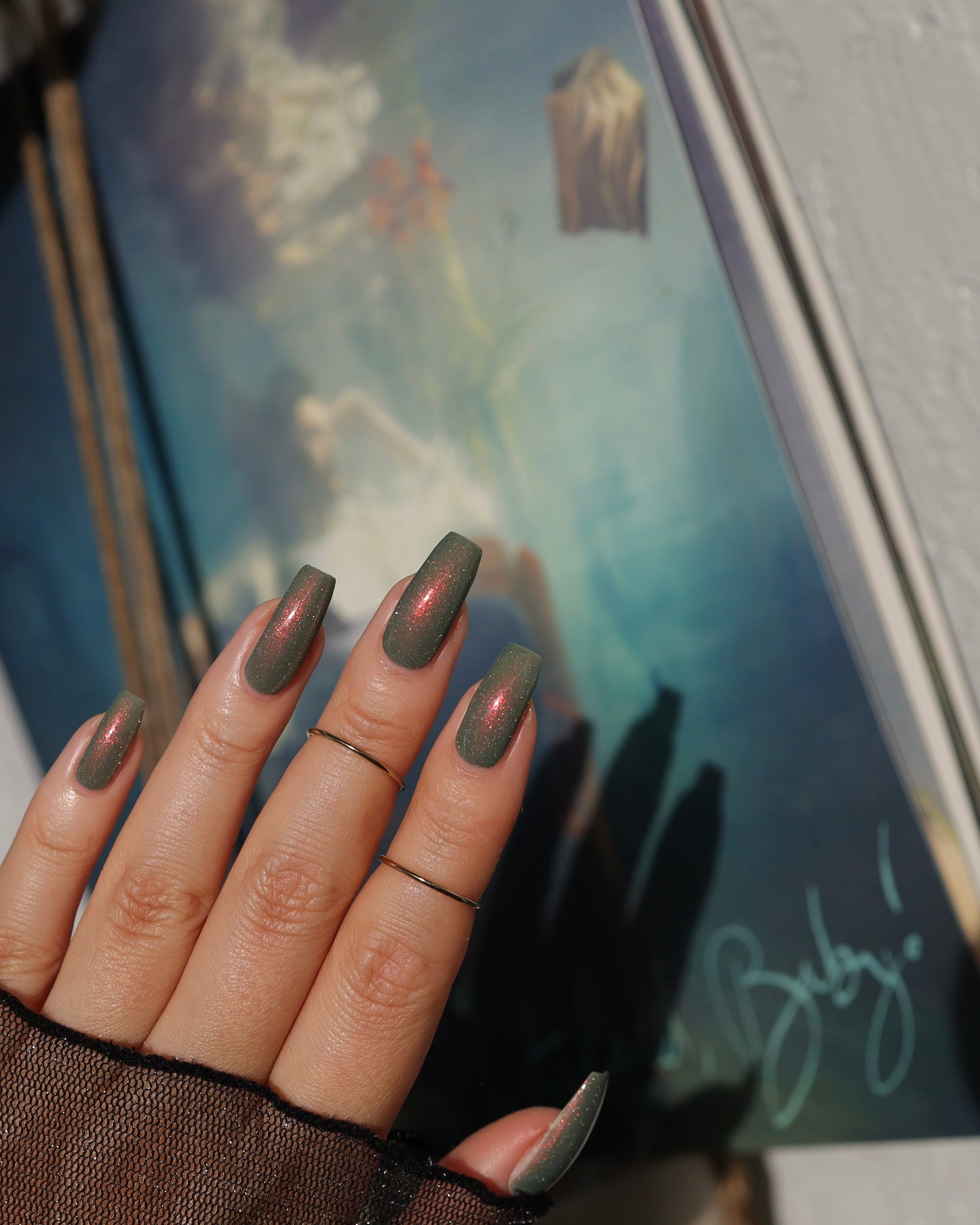 It’s Not The Waking, It’s The Rising - *REFLECTIVE GLITTER*: January Swatcher Showcase