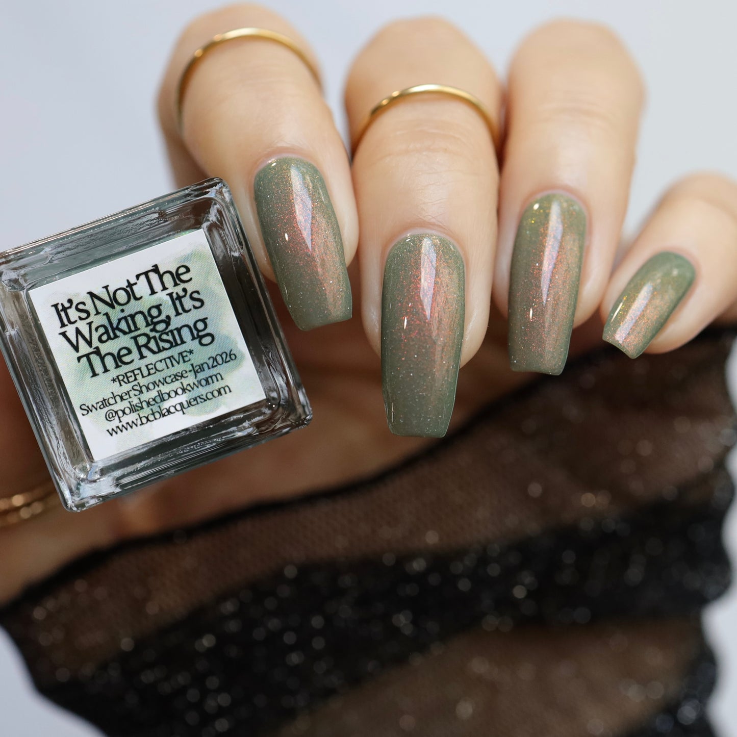 It’s Not The Waking, It’s The Rising - *REFLECTIVE GLITTER*: January Swatcher Showcase