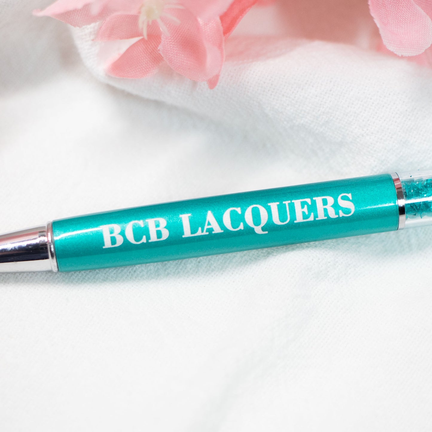 BCB Lacquers Engraved Pen with Ball Point Tip & Stylus